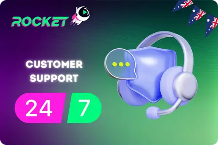 Rocket Casino live chat Australia